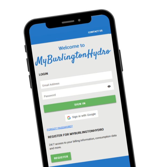 Burlington Hydro Track Your Hydro Usage